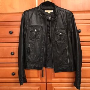 Michael Kors Black Leather jacket